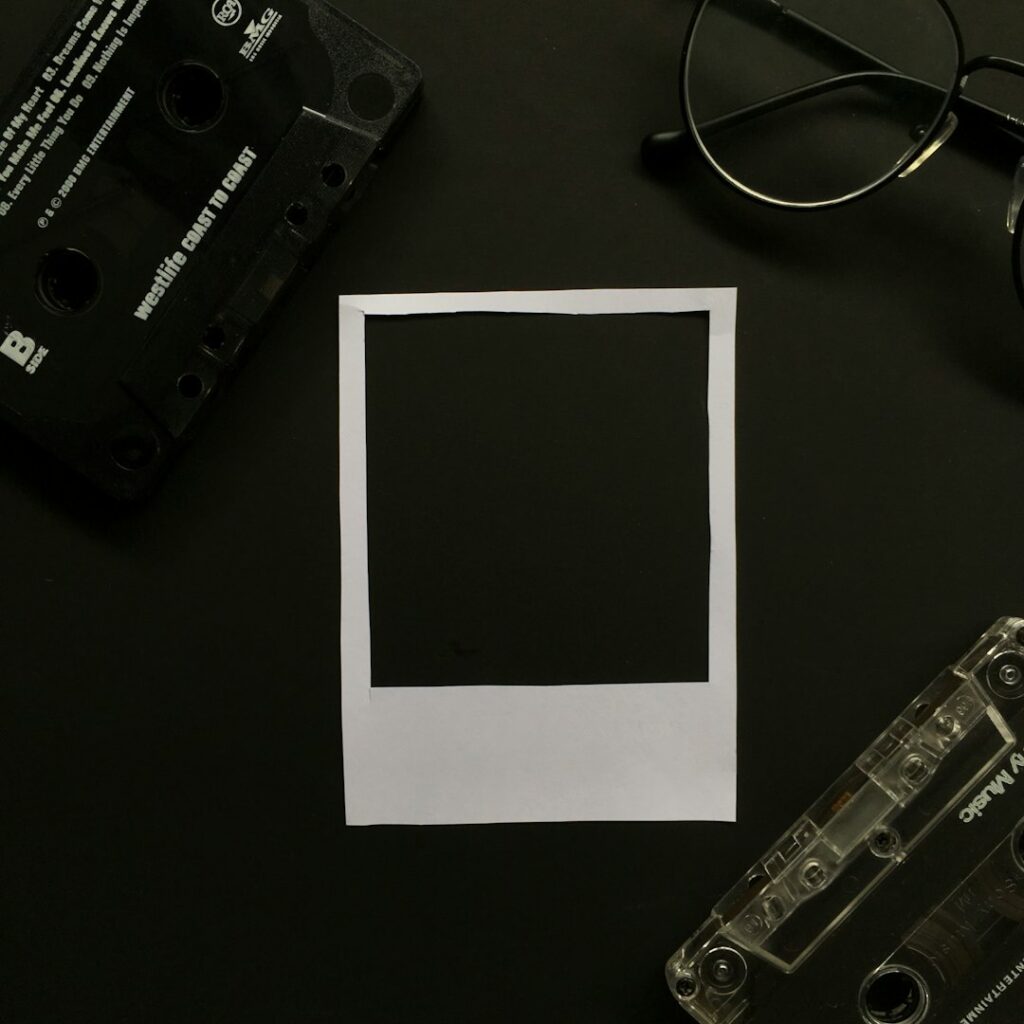 Vintage cassette tape and analog recording equipment